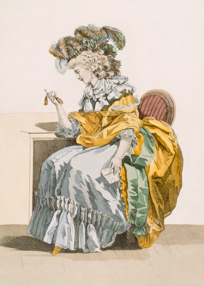 Une dame anxieuse regarde sa montre vêtue d